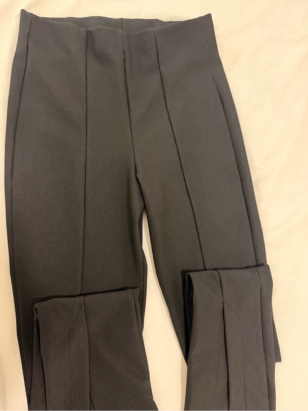 Zara Classic High-Waist Black Women's Trousers